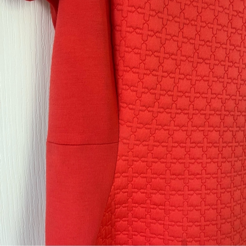 Sharagano orange coral sheath dress. Size 12 - Picture 6 of 6